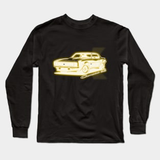 Chevrolet Camaro SS Classic - Glowing silhouette Long Sleeve T-Shirt